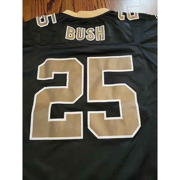 Reebok Reggie Bush New Orleans Saints Jersey Youth Medium 10-12 Football Boys - Picture 10 of 10